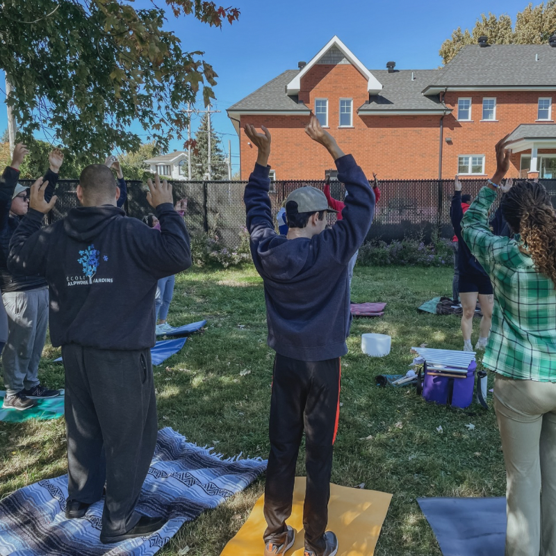 Moment bien-être extérieur 🌷 Festival du printemps