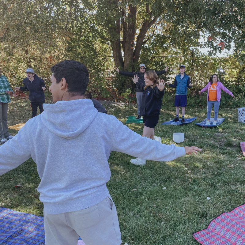 Moment bien-être extérieur 🌷 Festival du printemps